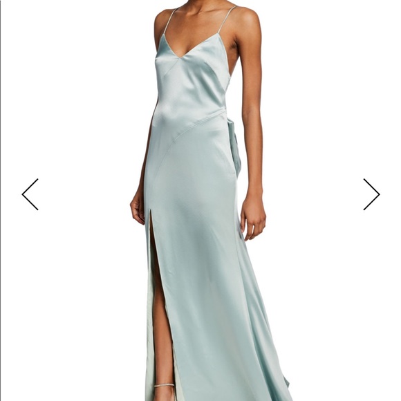 ISO Zac Zac Posen Eileen Bow Back Gown - Picture 1 of 2